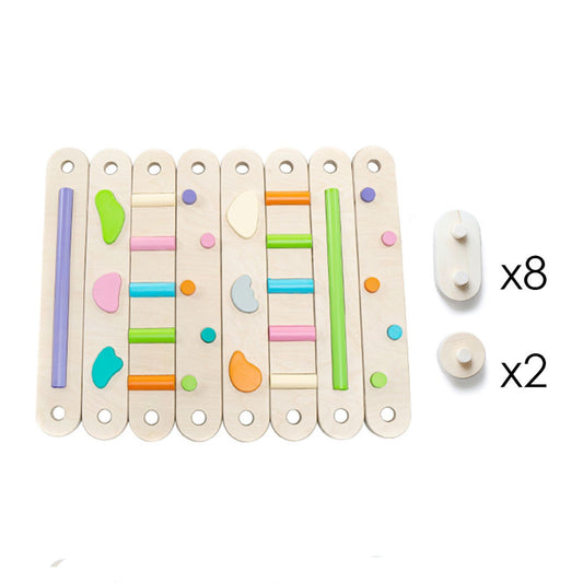 Koppelbares Balancierbalken 8er Set - doppelseitig