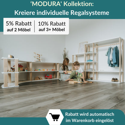 Modularer Kinderkleiderschrank | 'MODURA' Kollektion