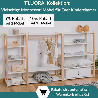 Montessori Garderobe - Typ A | 'FLUORA' Kollektion