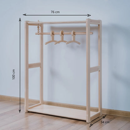 Montessori Garderobe - Typ B | 'FLUORA' Kollektion